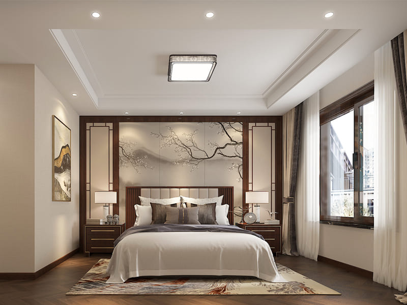 卧室新中式风格木地板.jpg